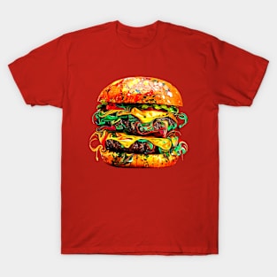 Polly's Double Cheeseburger. T-Shirt